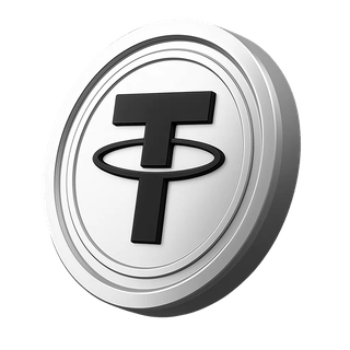Icona della valuta Tether USDT visualizzata nell'area informazioni dell'account