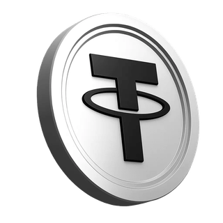 Immagine del token Tether USDT visualizzata nell'area informativa della piattaforma